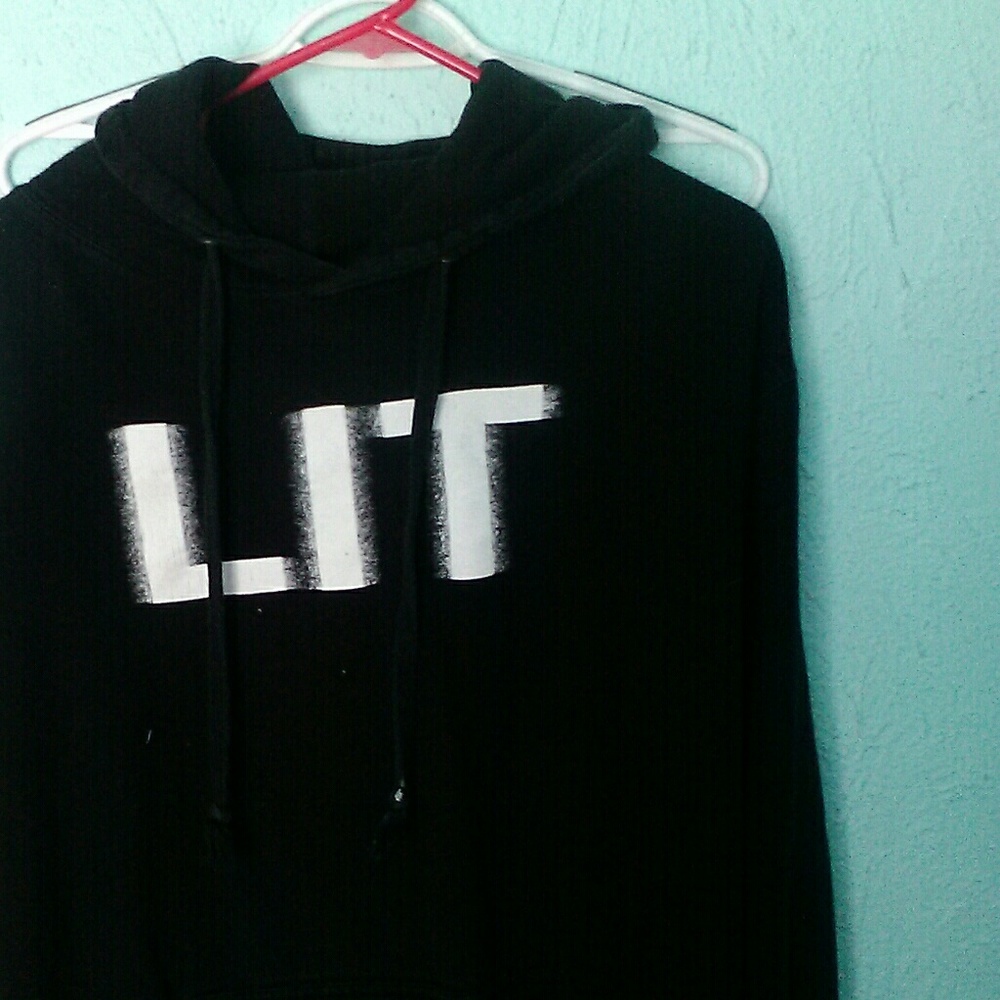 Black hoodie